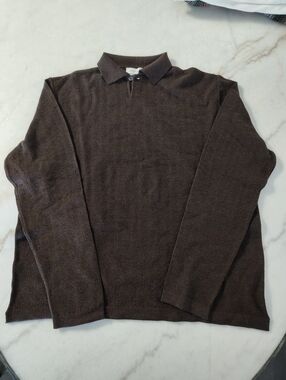 Vintage Barneys New York Dark Brown Crewneck Sweater